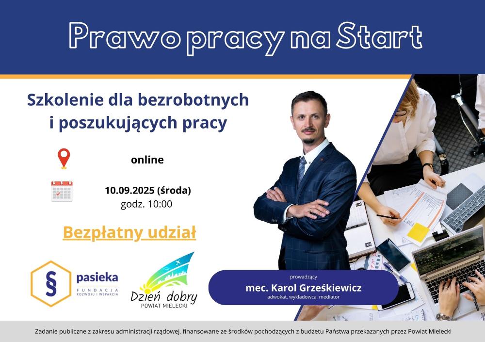 Plakat zapraszający na spotkanie